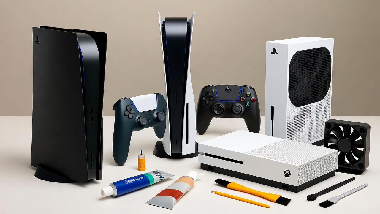 Evitar reballing en PS4, PS5 y Xbox One: mantenimiento con pasta térmica, limpieza y ventilación en Chía