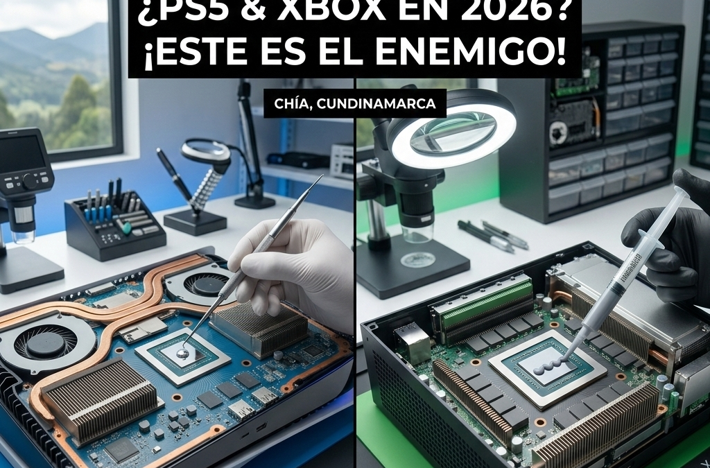 Comparación técnica en Chía: aplicación de metal líquido en PS5 y pasta térmica en Xbox Series X.