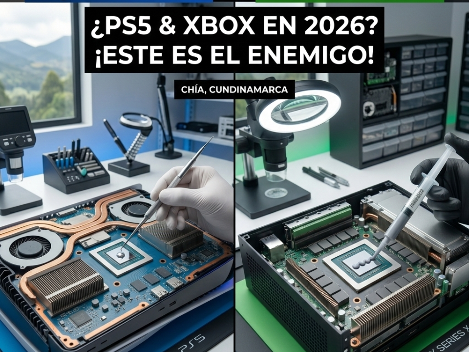Comparación técnica en Chía: aplicación de metal líquido en PS5 y pasta térmica en Xbox Series X.